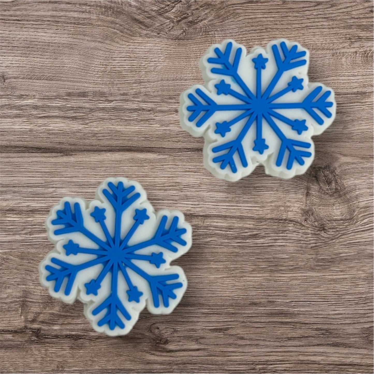 Blue Snowflake Charms