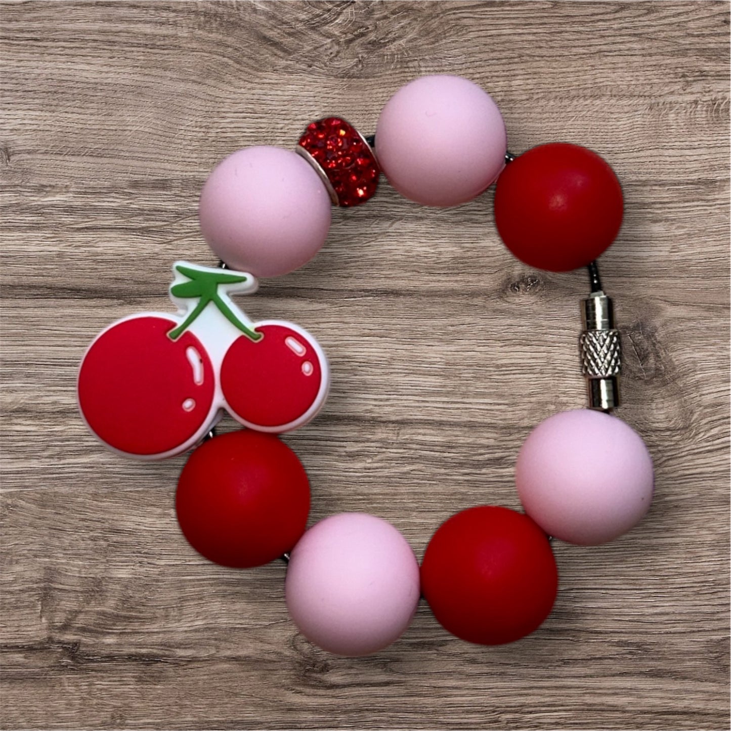 Cherry Tumbler Handle Charm