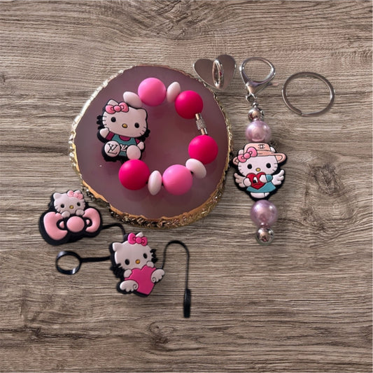 Pretty Kitty Charm Set