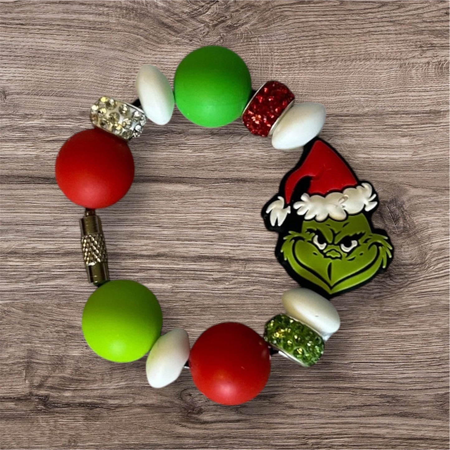 Christmas Green Guy Tumbler Handle Charm