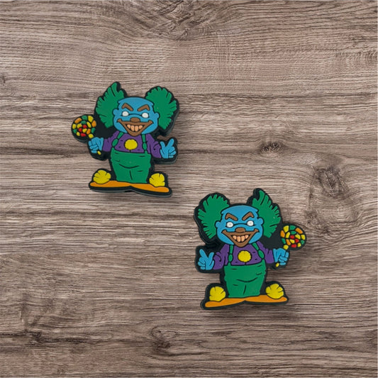 Scary Green Clown Charms