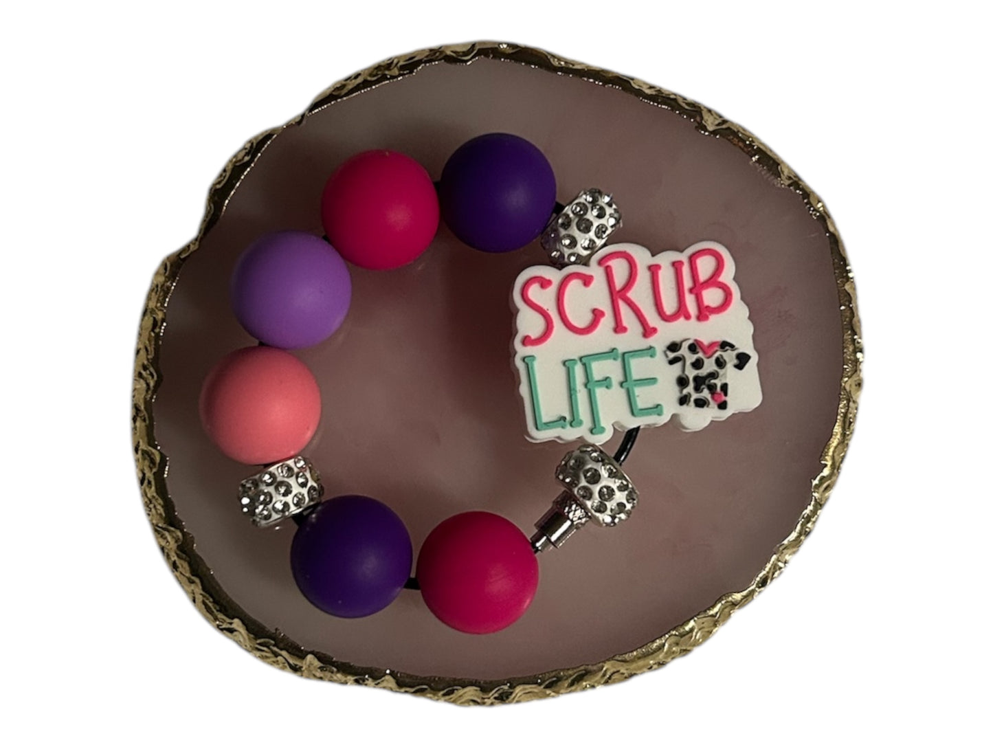 Scrub Life Tumbler Handle Charm