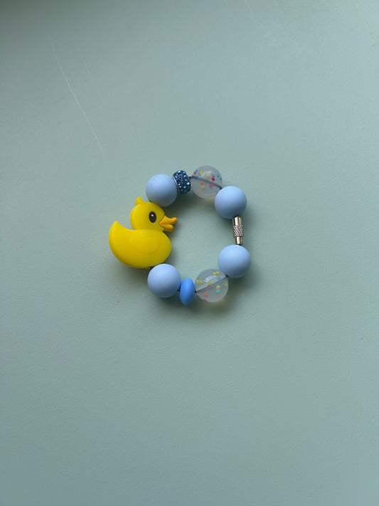 Yellow Duck Tumbler Handle Charm