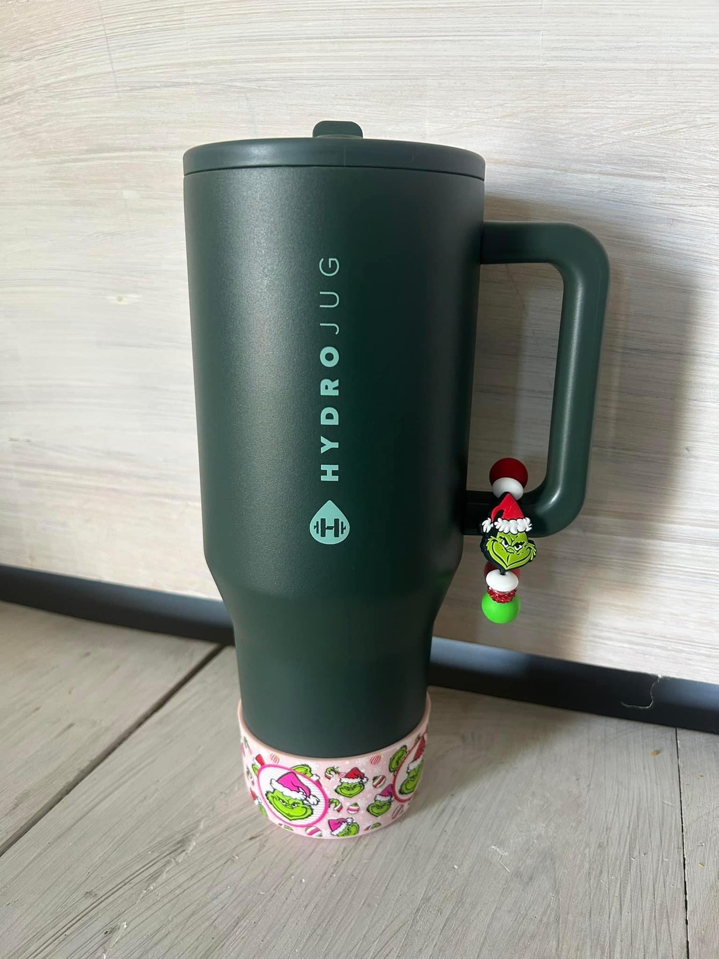 Christmas Green Guy Tumbler Handle Charm