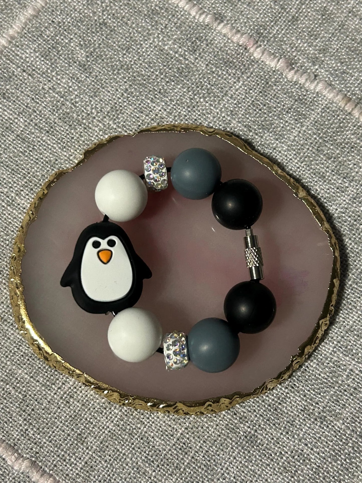 Penguin Tumbler Handle Charm