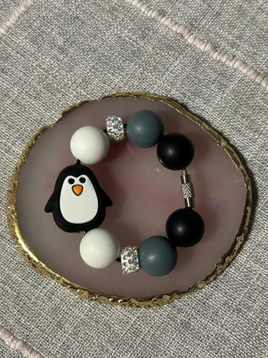 Penguin Tumbler Handle Charm